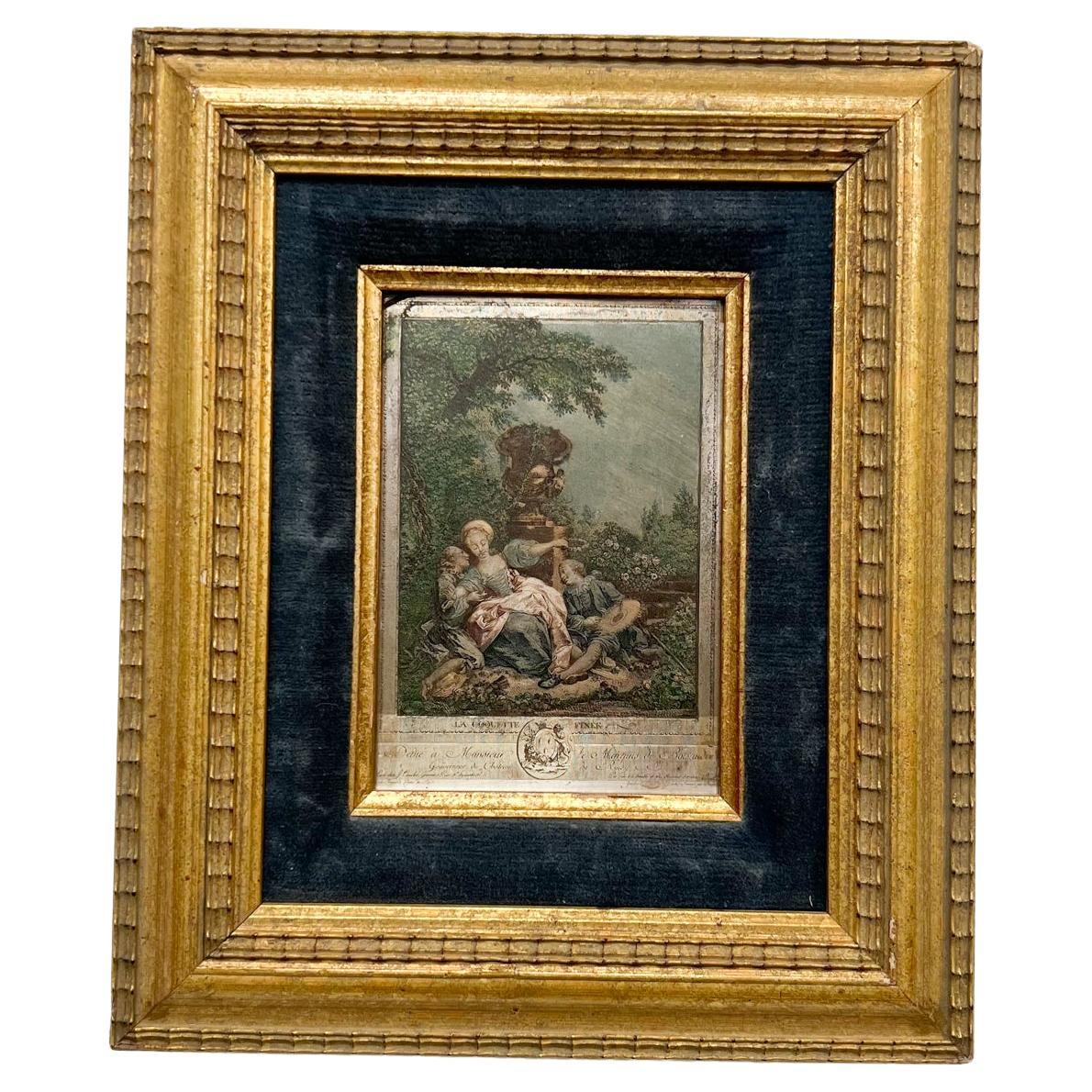 French Silverplate Vintage Art: La Coquette Fixee France