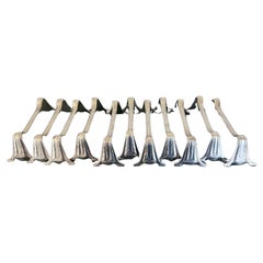 French Silverplated Knife Rests by Argental-, c. 1930's - Set of 11