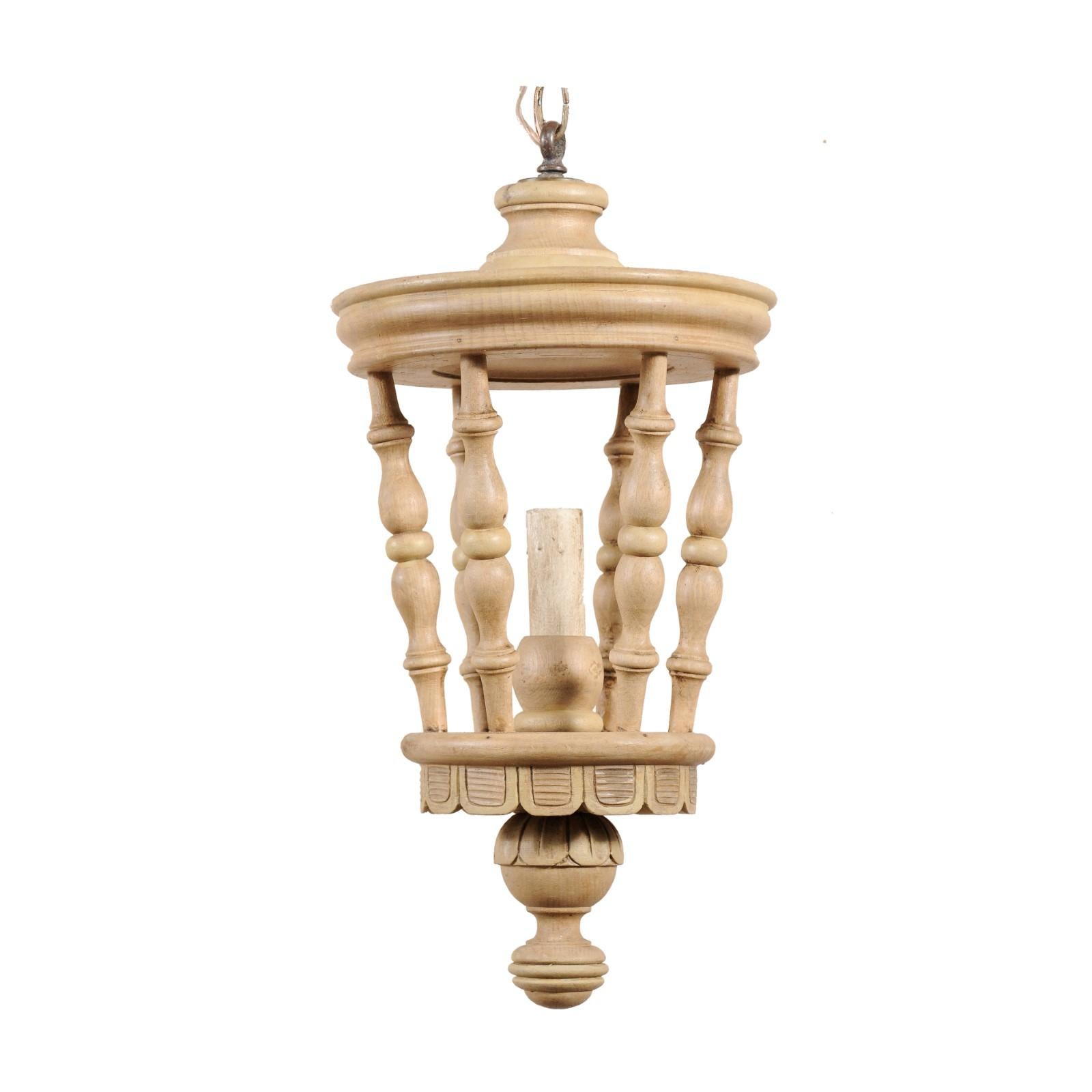 A Torch Style Bronze Single Light, Light Fixture at 1stDibs