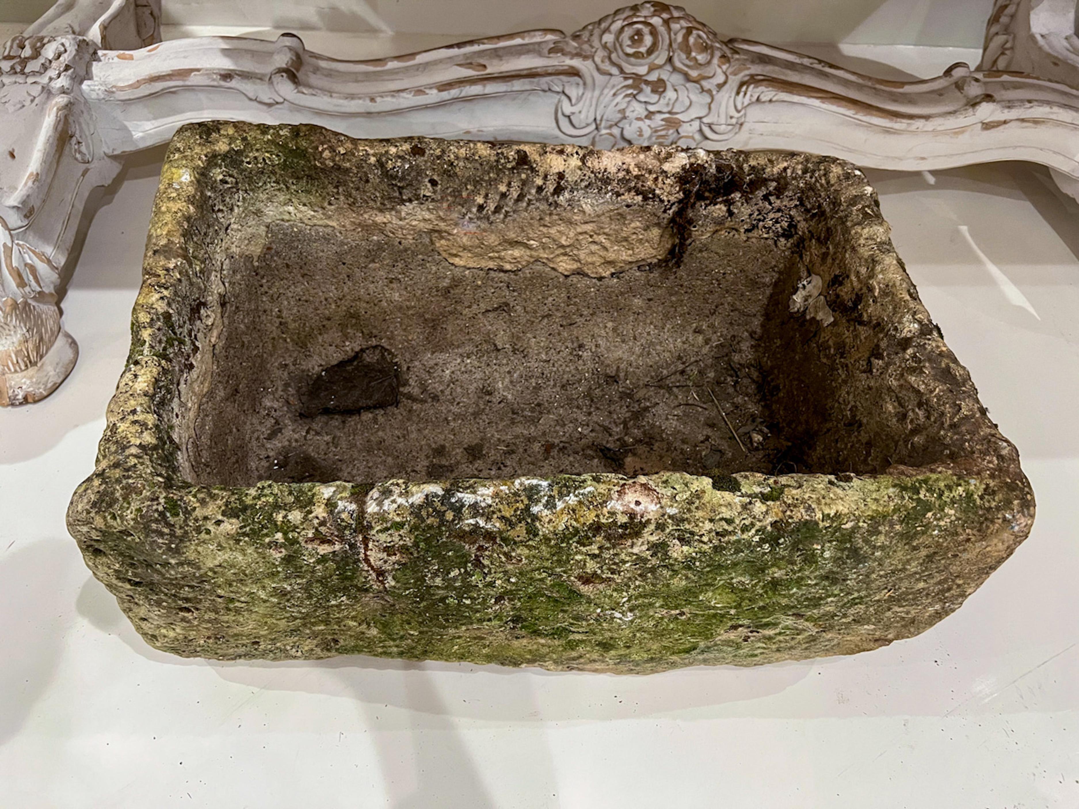 French Sink or Trough, 18th Century In Distressed Condition In New Orleans, LA