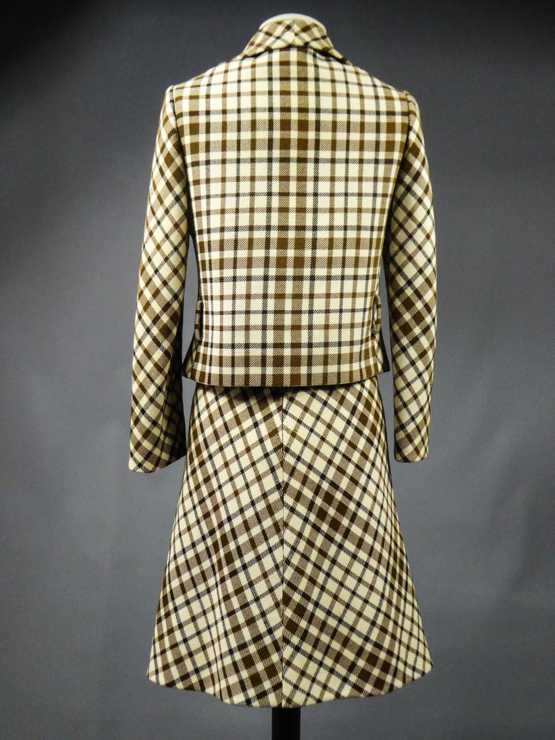 French Skirt Suit Demi-Couture Christian Dior / Bérénice Marseille Circa 1968 3