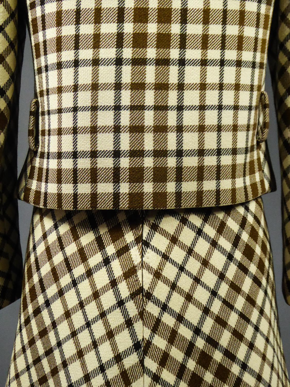 French Skirt Suit Demi-Couture Christian Dior / Bérénice Marseille Circa 1968 5