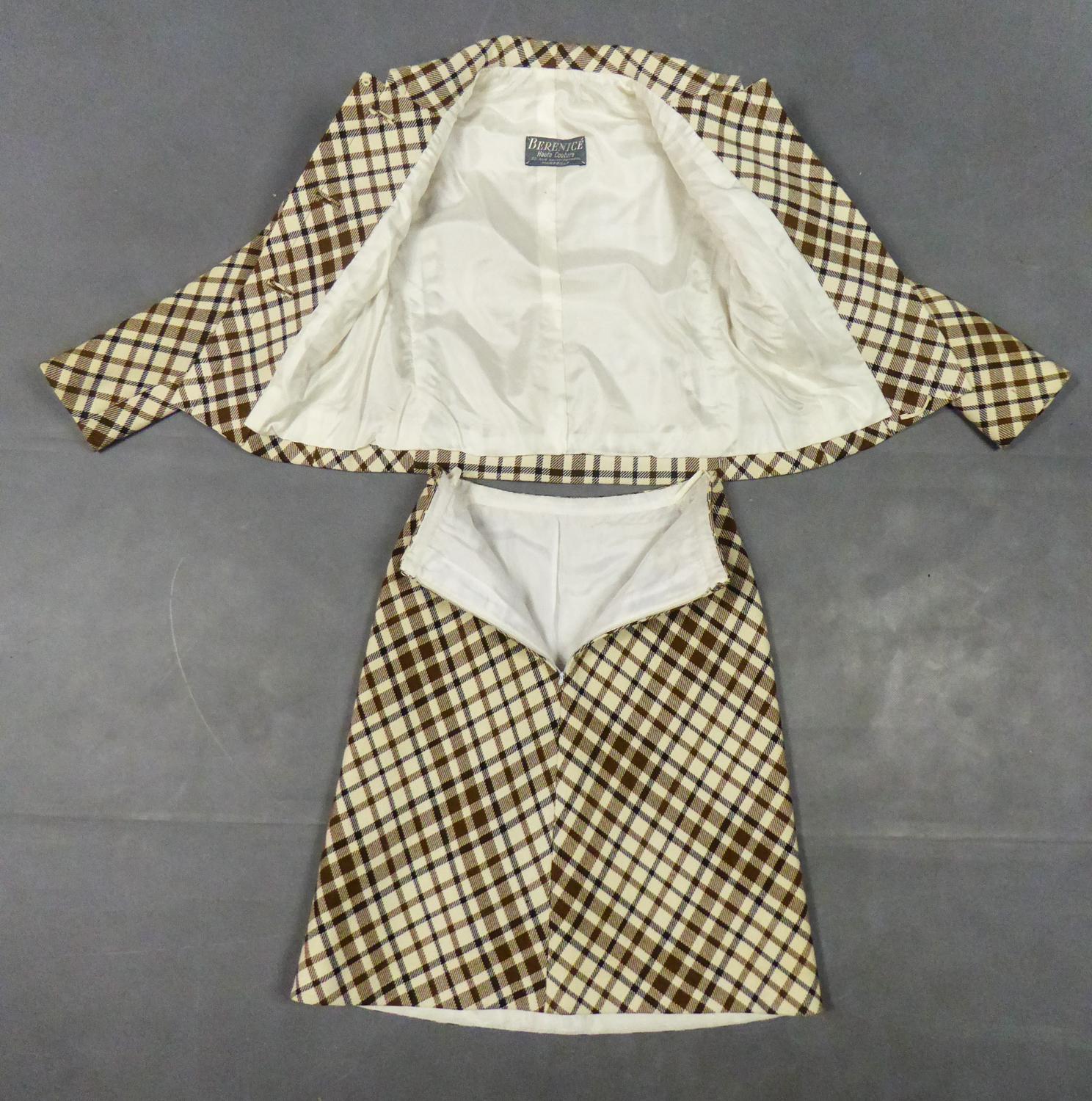 French Skirt Suit Demi-Couture Christian Dior / Bérénice Marseille Circa 1968 6