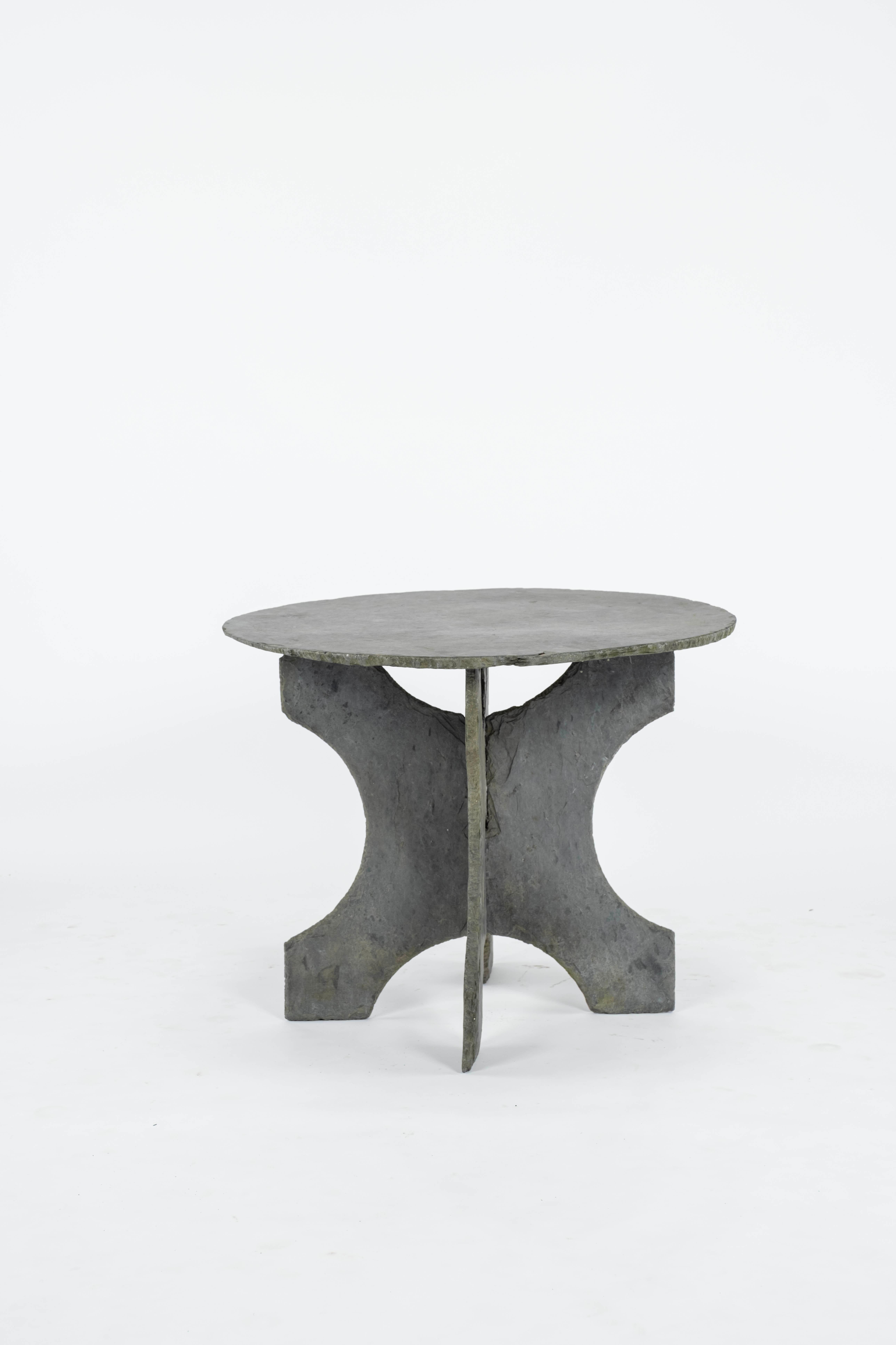 French Slate Round Table For Sale 8