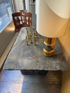 French slate table circa 1950