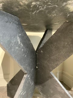 French  slate table with octagonal top circa 1950