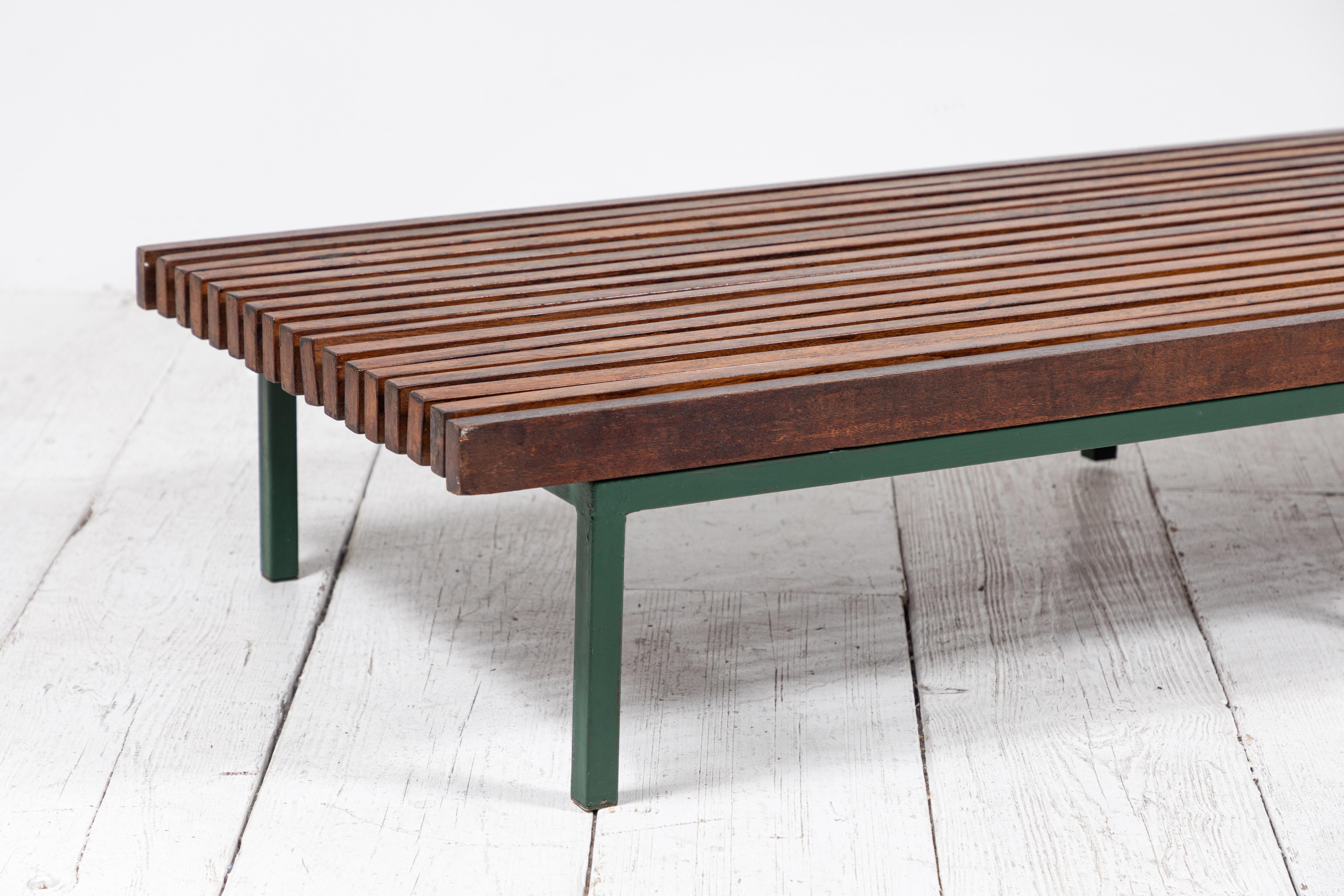 French Slatted Low Coffee Table 2