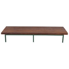 French Slatted Low Coffee Table