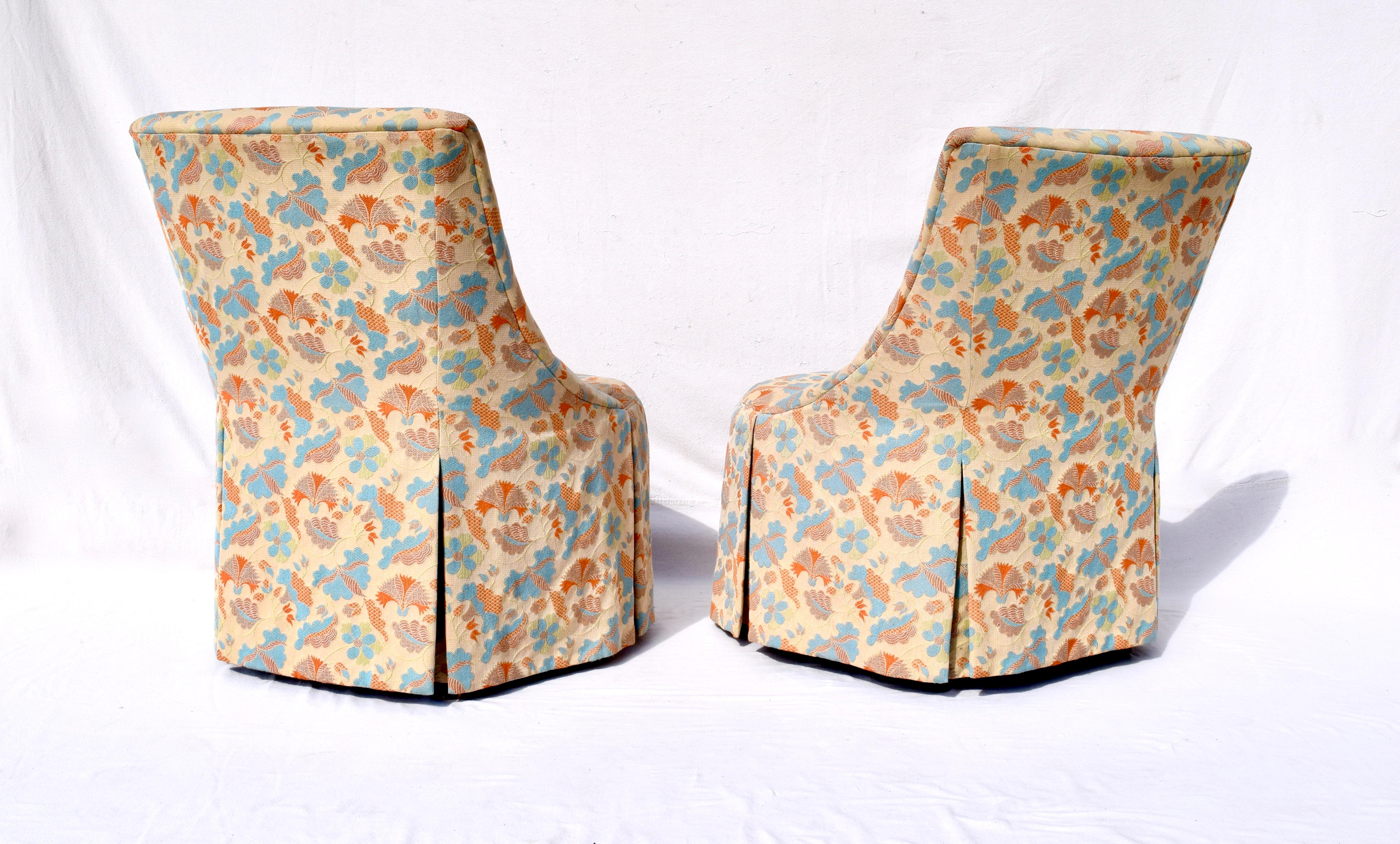 Canadian French Slipper Chair by Grange France