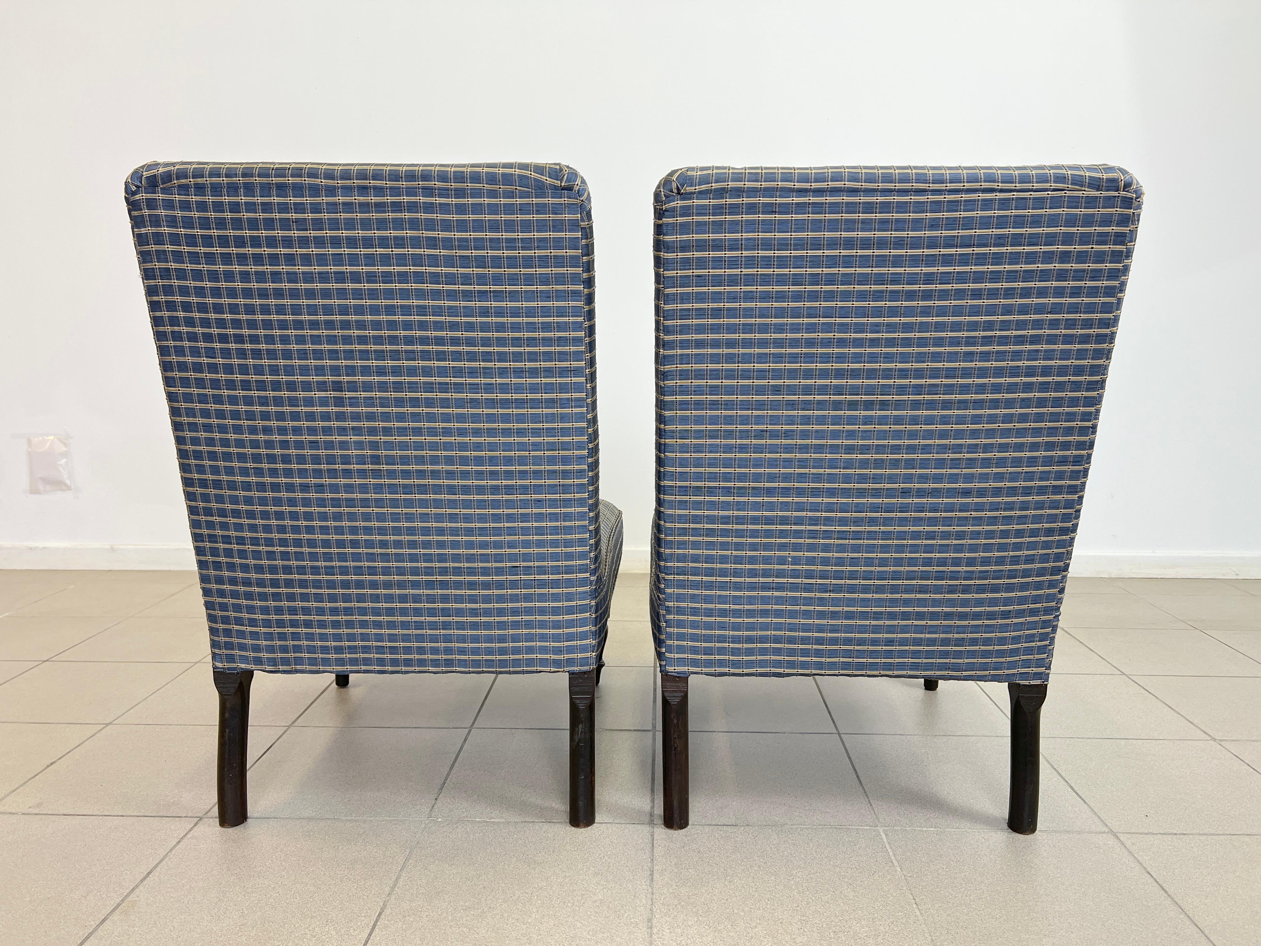 Francese Sedie a pantofola francesi alla maniera di George Smith - una coppia in vendita