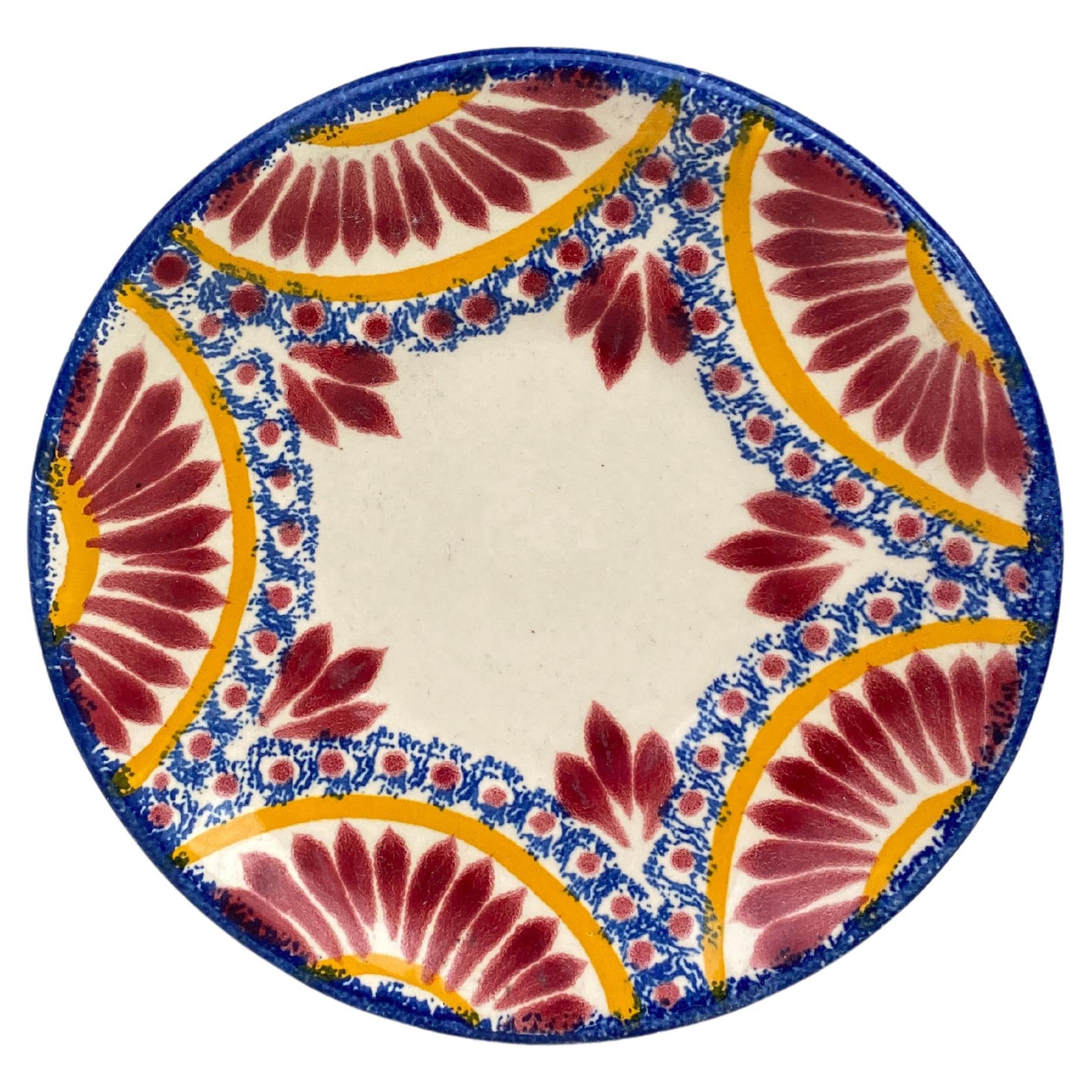 French Small Quimper Plate, Circa 1930