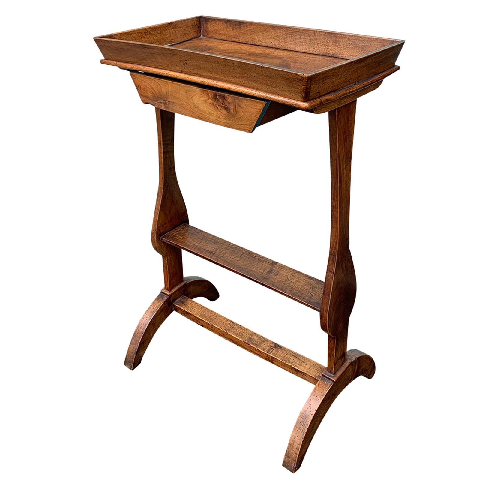 French Small Wooden Table, circa 1810