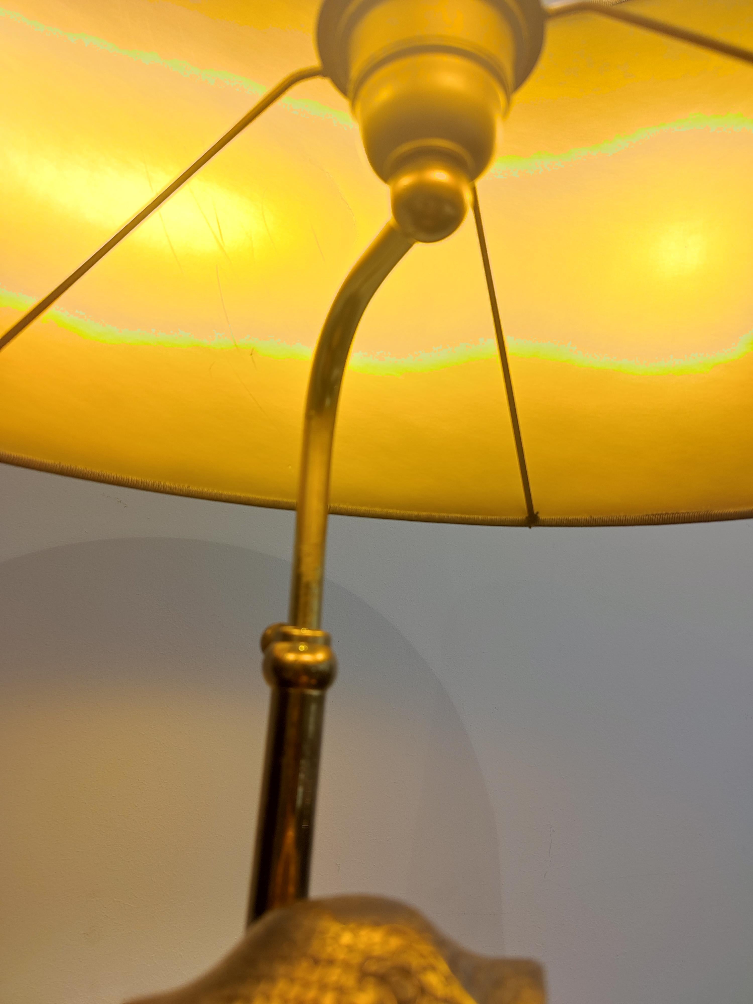Late 20th Century French Snake Lamp in Brass from Maison Jansen, 1970s