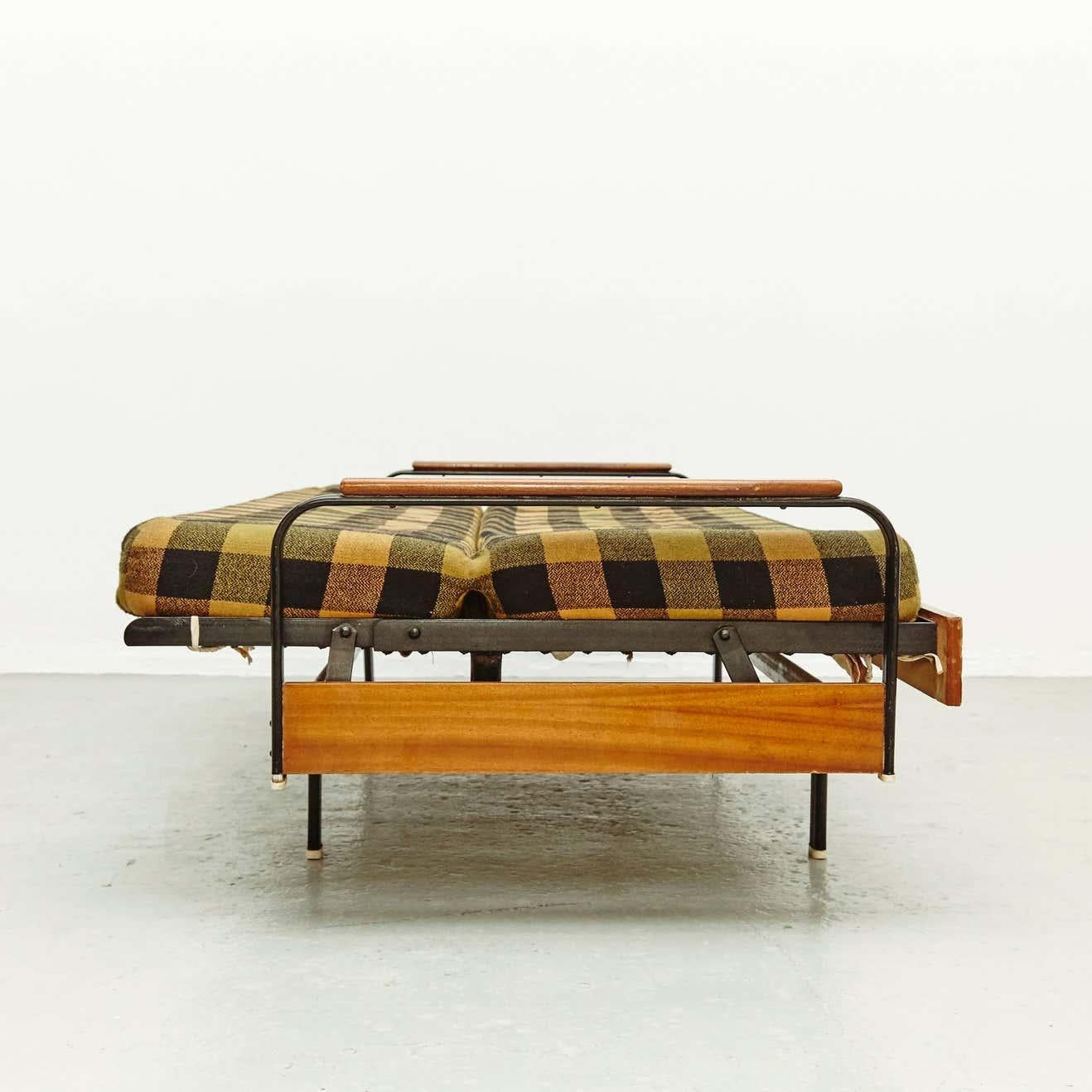 French Sofa after Jean Prouve, circa 1950 For Sale 3