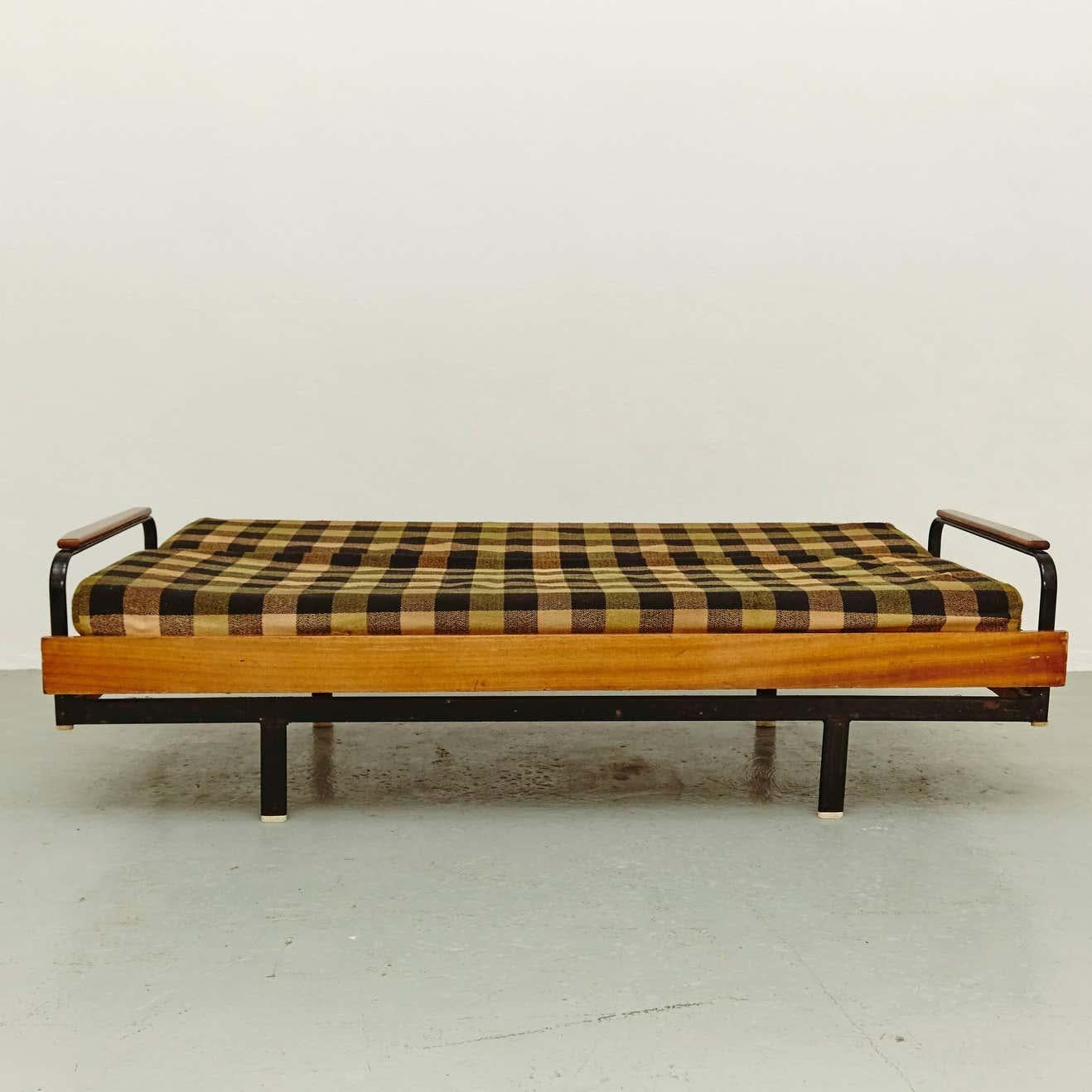 French Sofa after Jean Prouve, circa 1950 For Sale 1