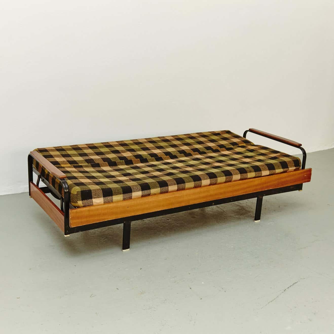 French Sofa after Jean Prouve, circa 1950 For Sale 2