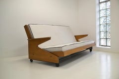 Canapé/lit français par A Gérard Guermonprez, 1950