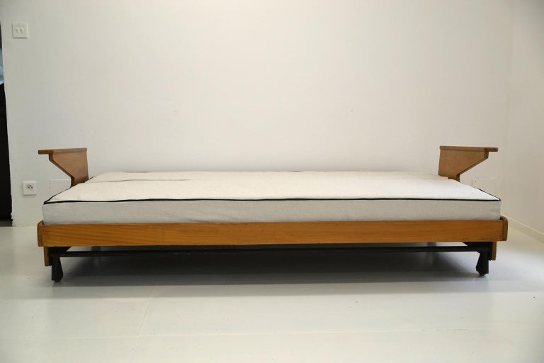 French Sofa/Bed by Gérard Guermonprez, 1950 at 1stDibs