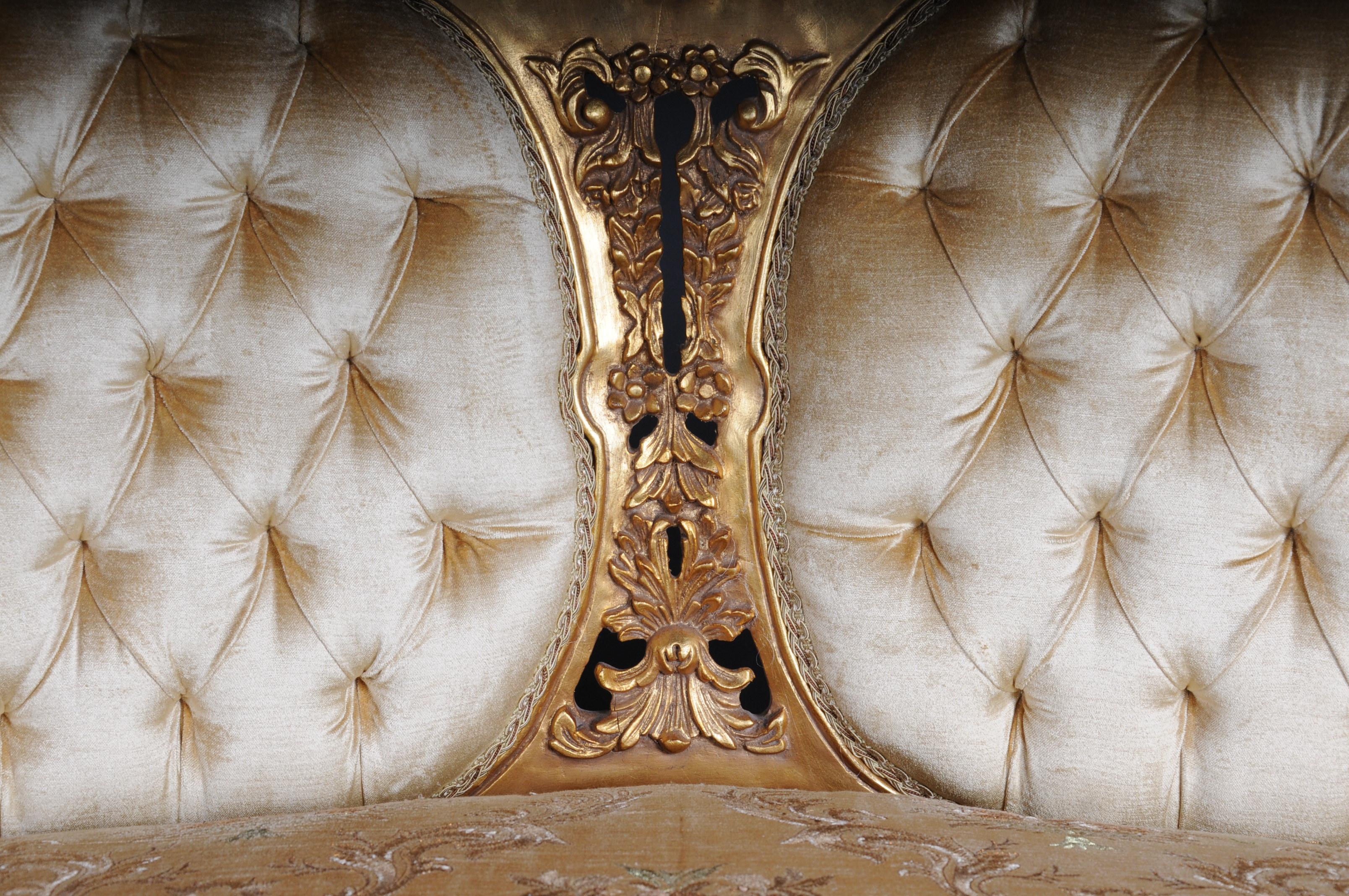 French Sofa, Canapé, Couch in Rococo or Louis XV Style (Buchenholz)