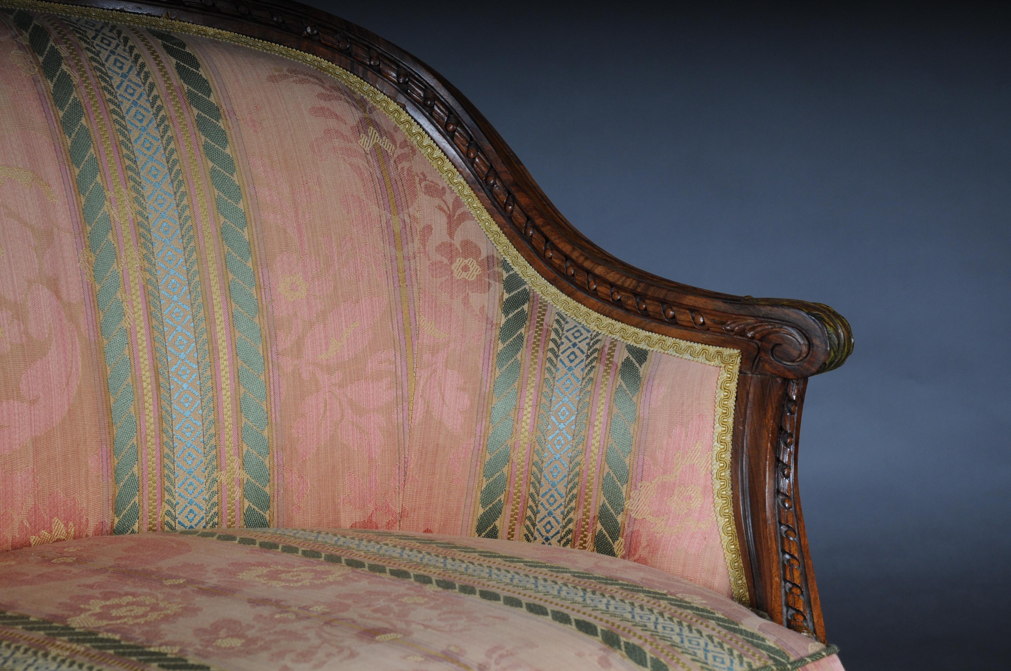 French Sofa Group Canape and 2 Bergeren, circa 1900, Beechwood For Sale 15