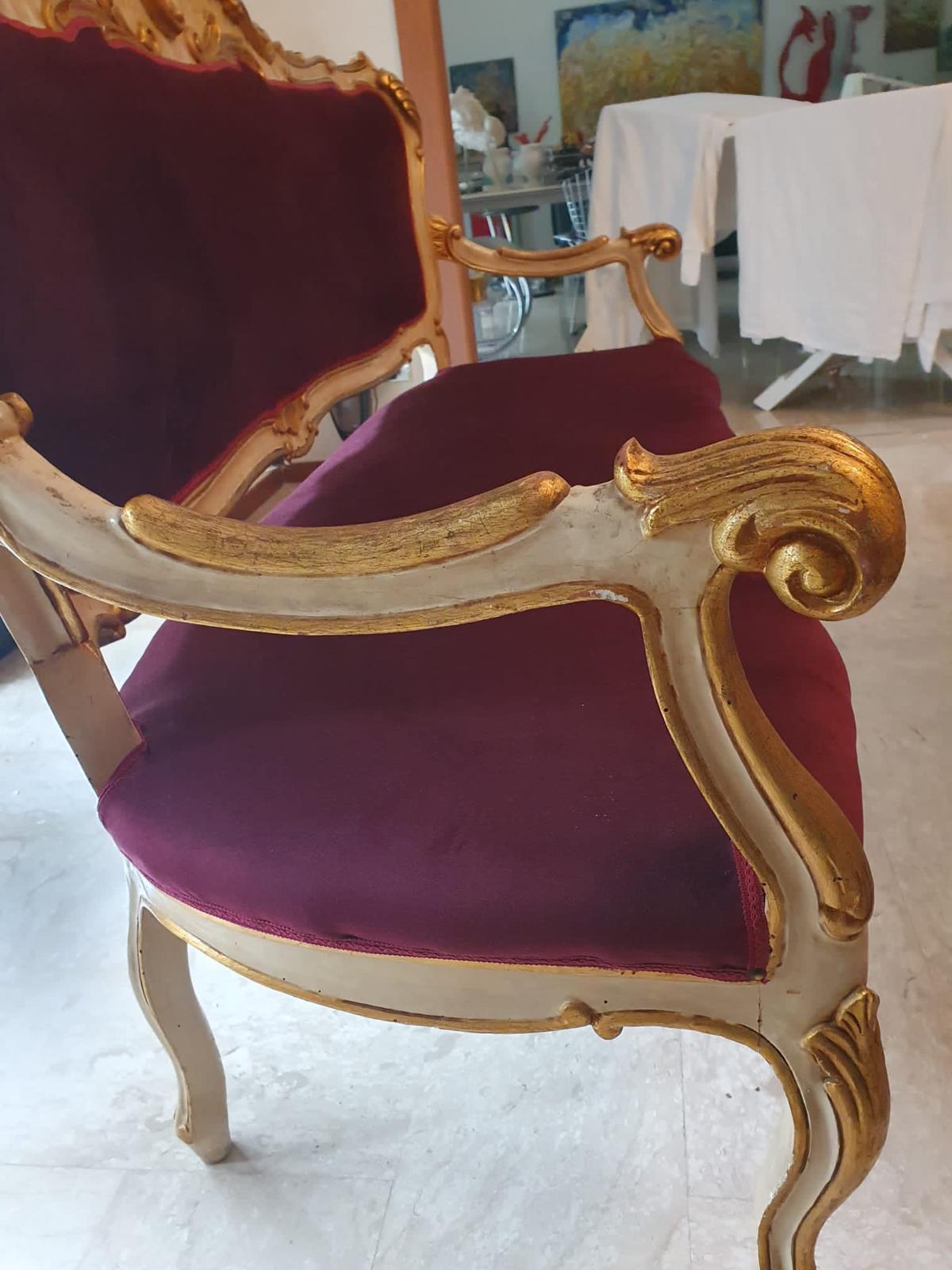 Französisches Sofa im Louis-XVI.-Stil, Ende des 19. Jahrhunderts, TOTAL RESTORED im Angebot 7