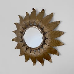 French Soleil Leaf Mirror