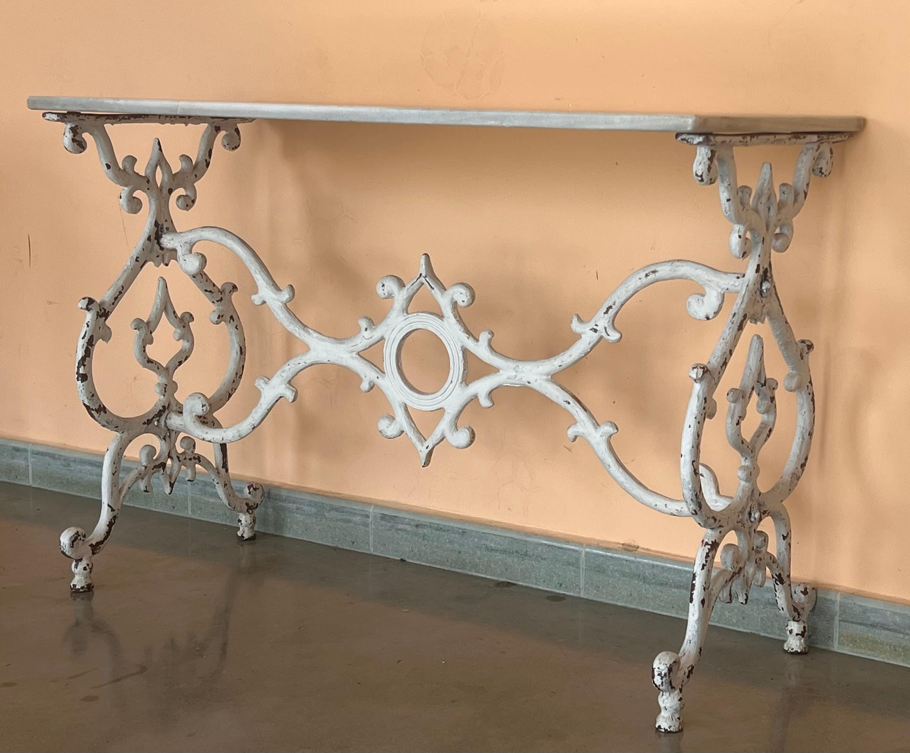 Baroque French Solid Cast Iron French Scrolling 