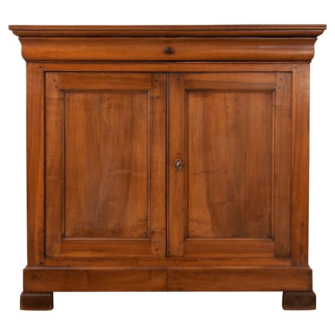 French Solid Walnut Louis Philippe Buffet For Sale