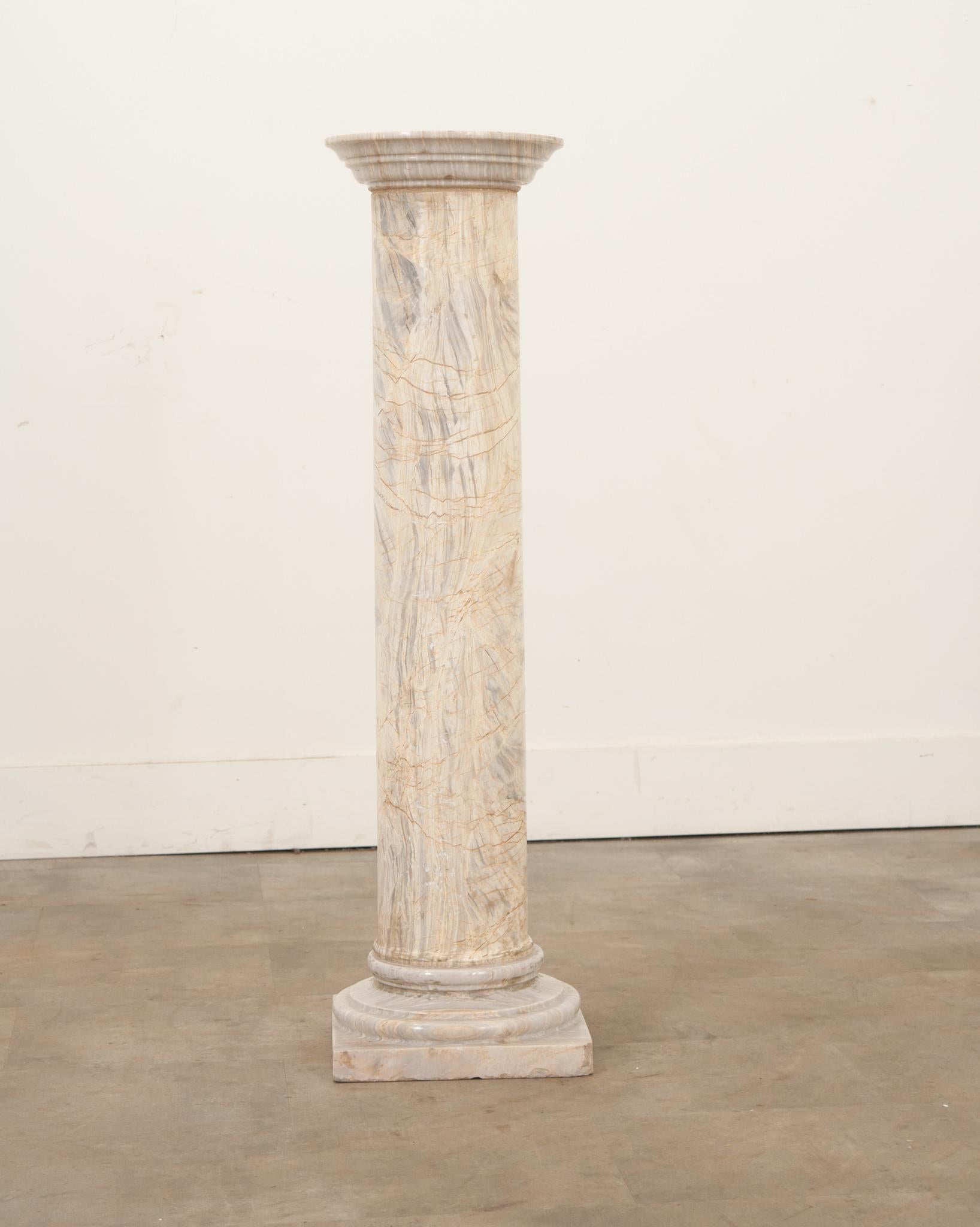 Other French Solid White Marble Column