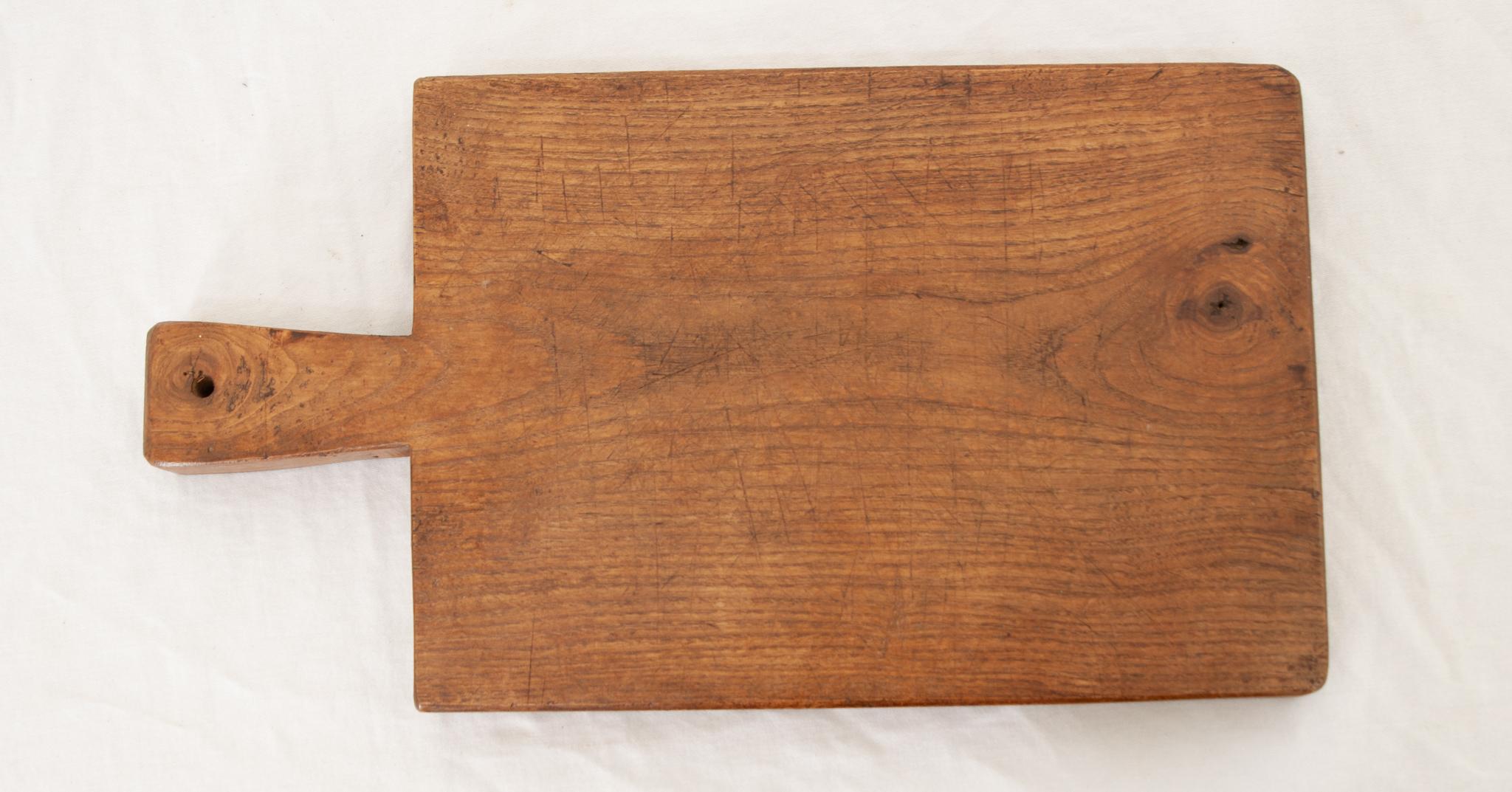 French Solid Wood Chopping Block In Good Condition For Sale In Baton Rouge, LA