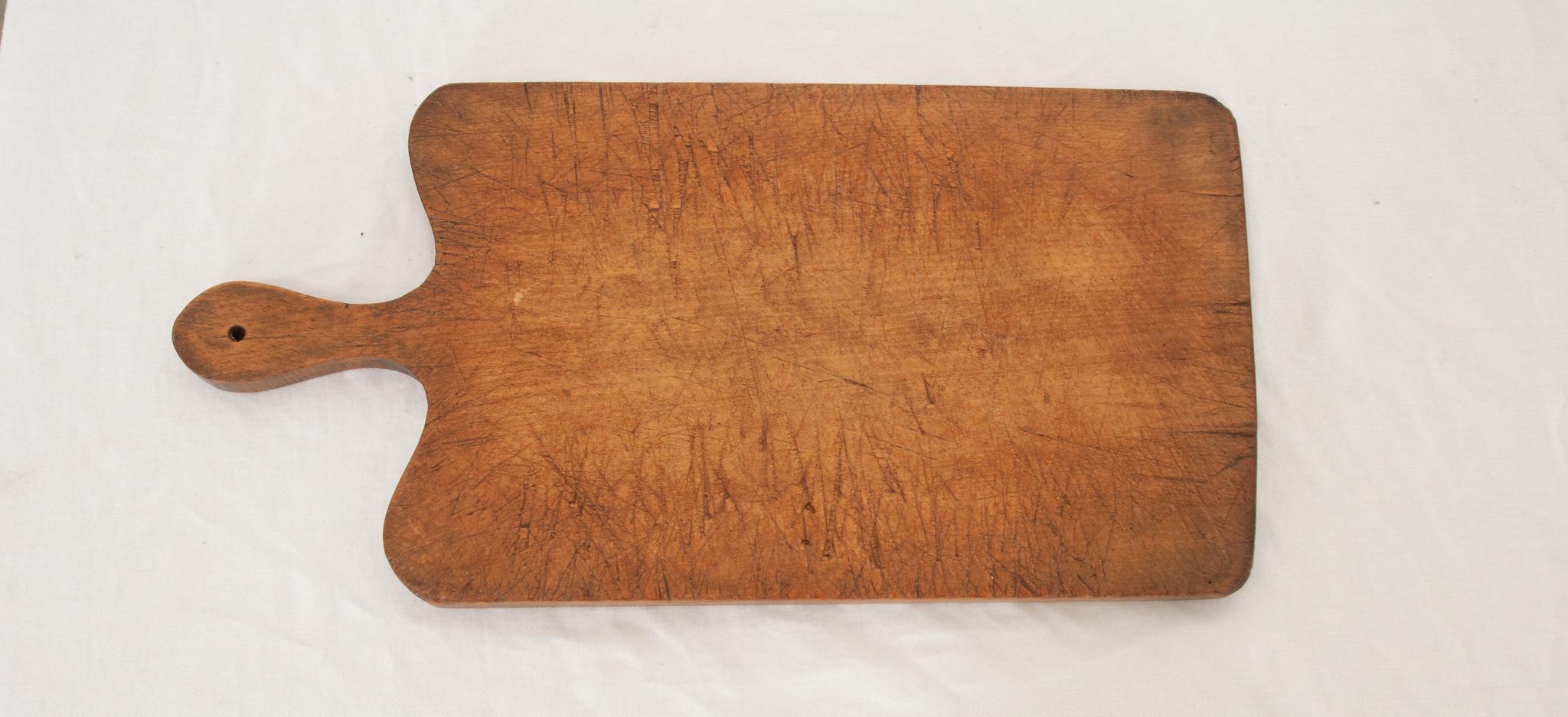 20th Century French Solid Wood Chopping Block