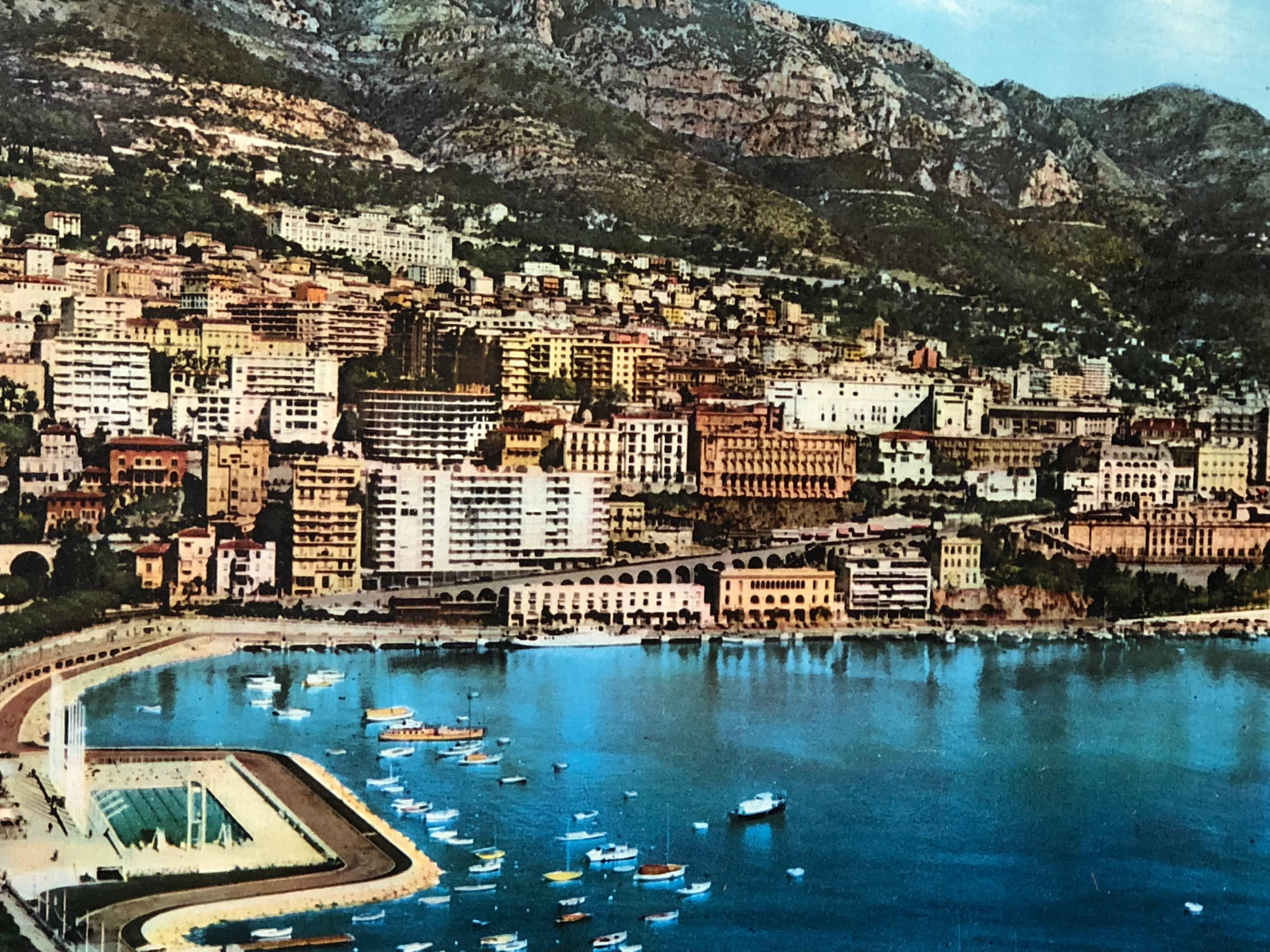 French Souvenir Colorized Photos of Nice and Monaco For Sale 2