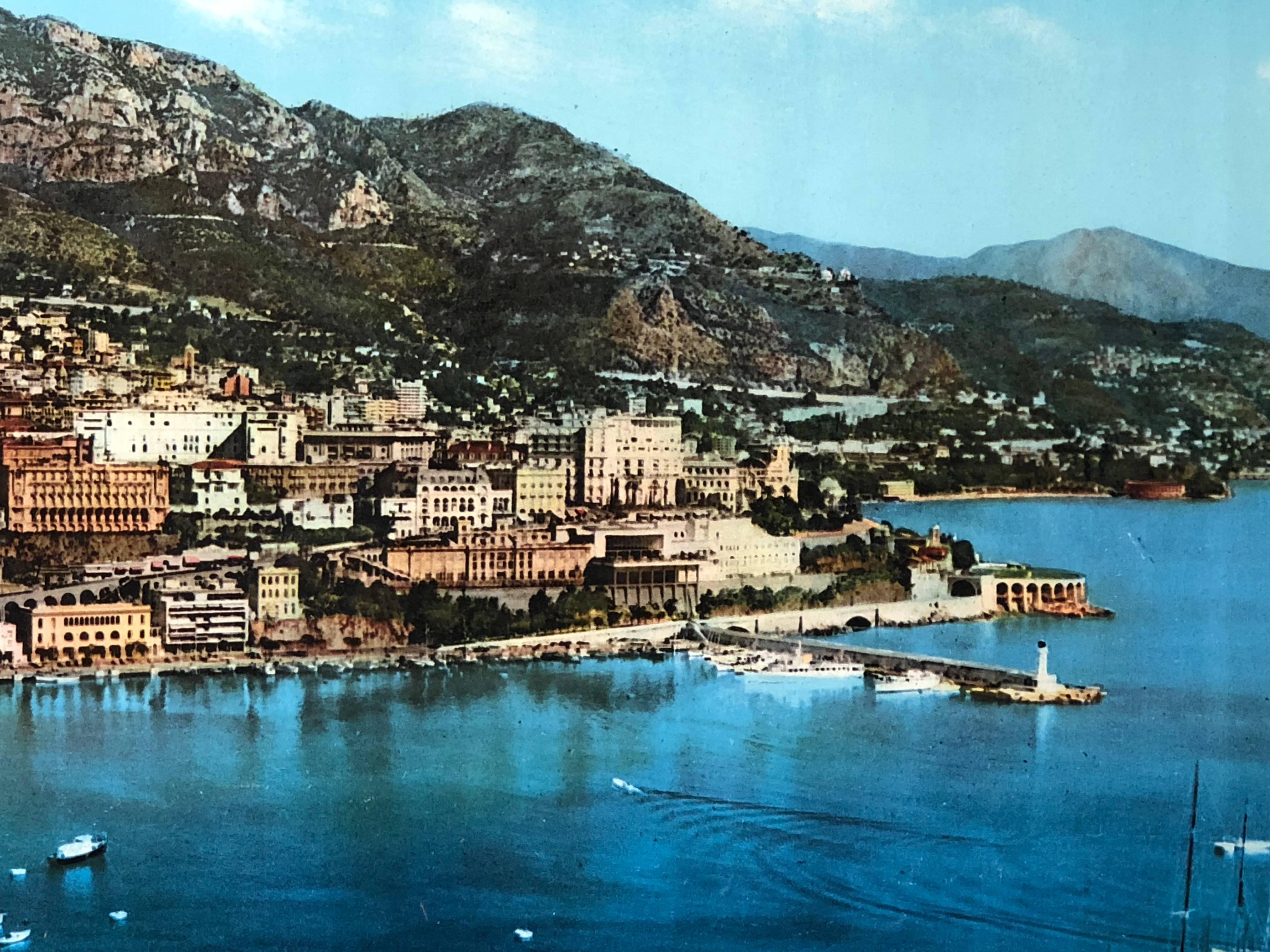 French Souvenir Colorized Photos of Nice and Monaco For Sale 3