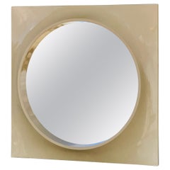 French Space Age Plastic Wall Mirror