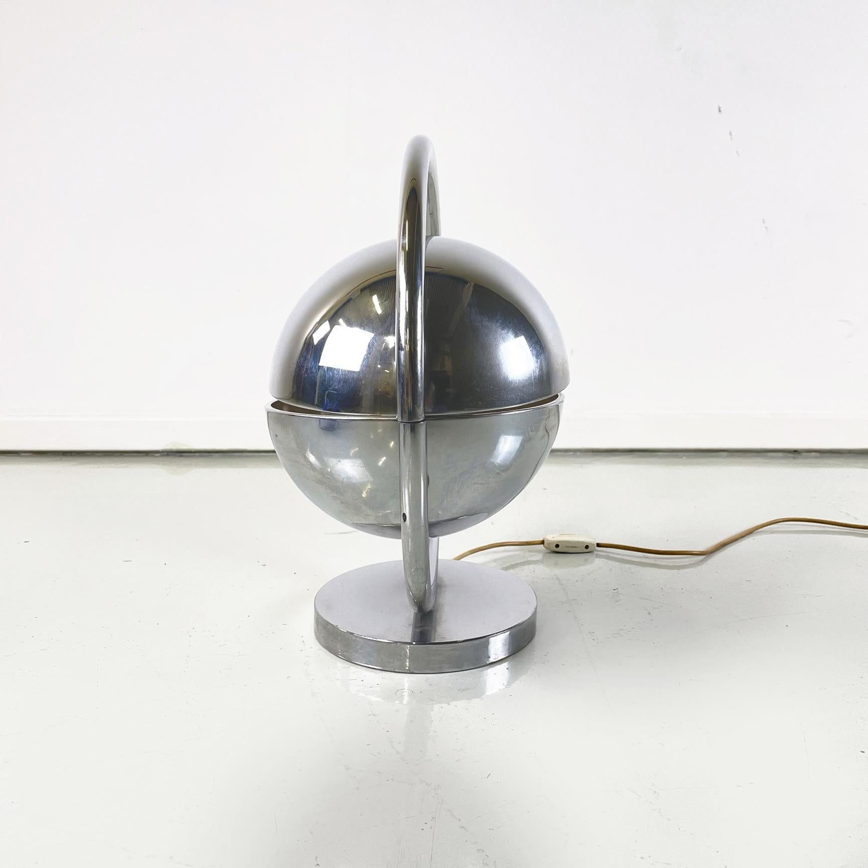 Late 20th Century French Space Age Table Lamp Astrolabe by Pierre Folie Maison Charpentier, 1970s