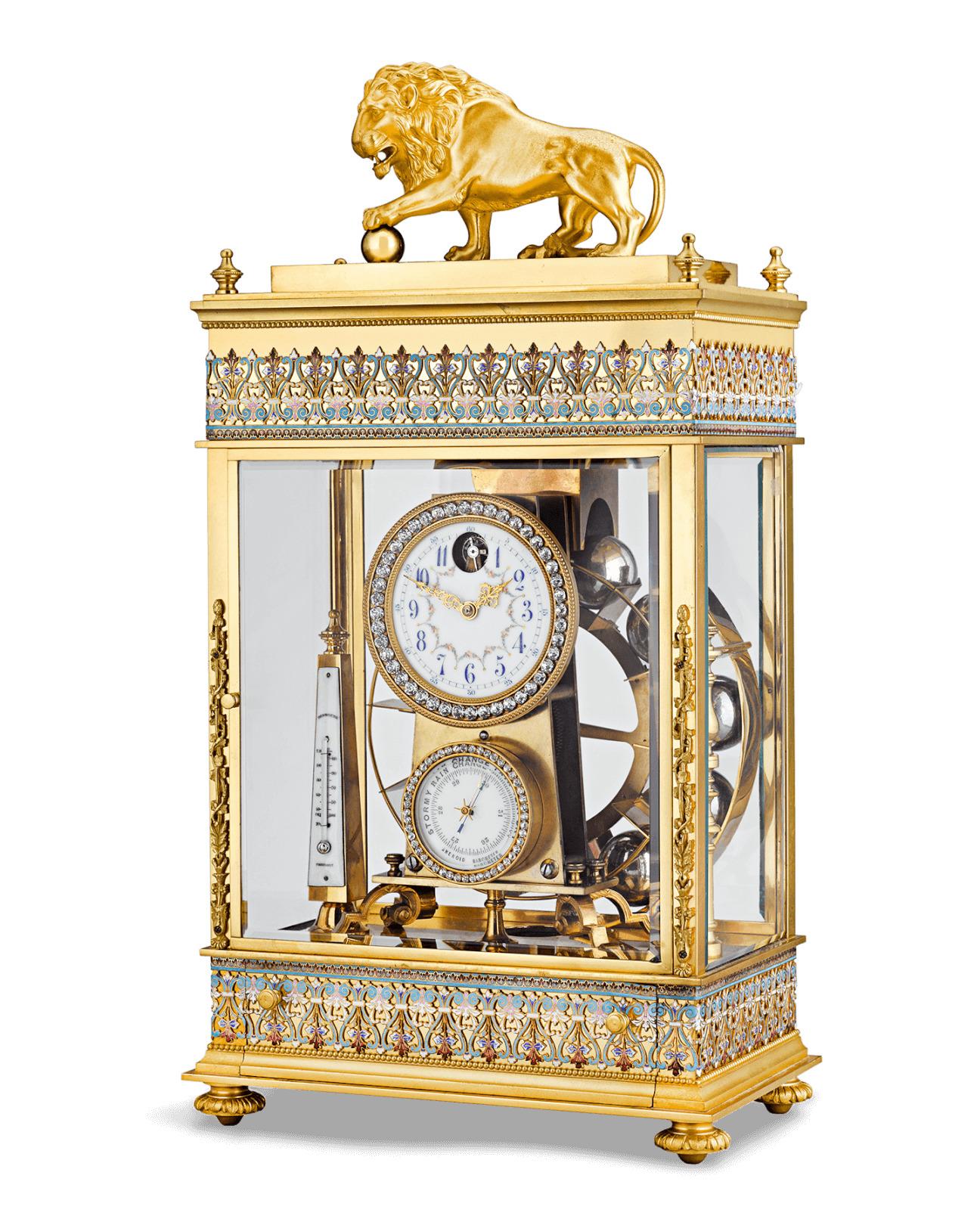 Other French Spherical Weight Mantel Clock