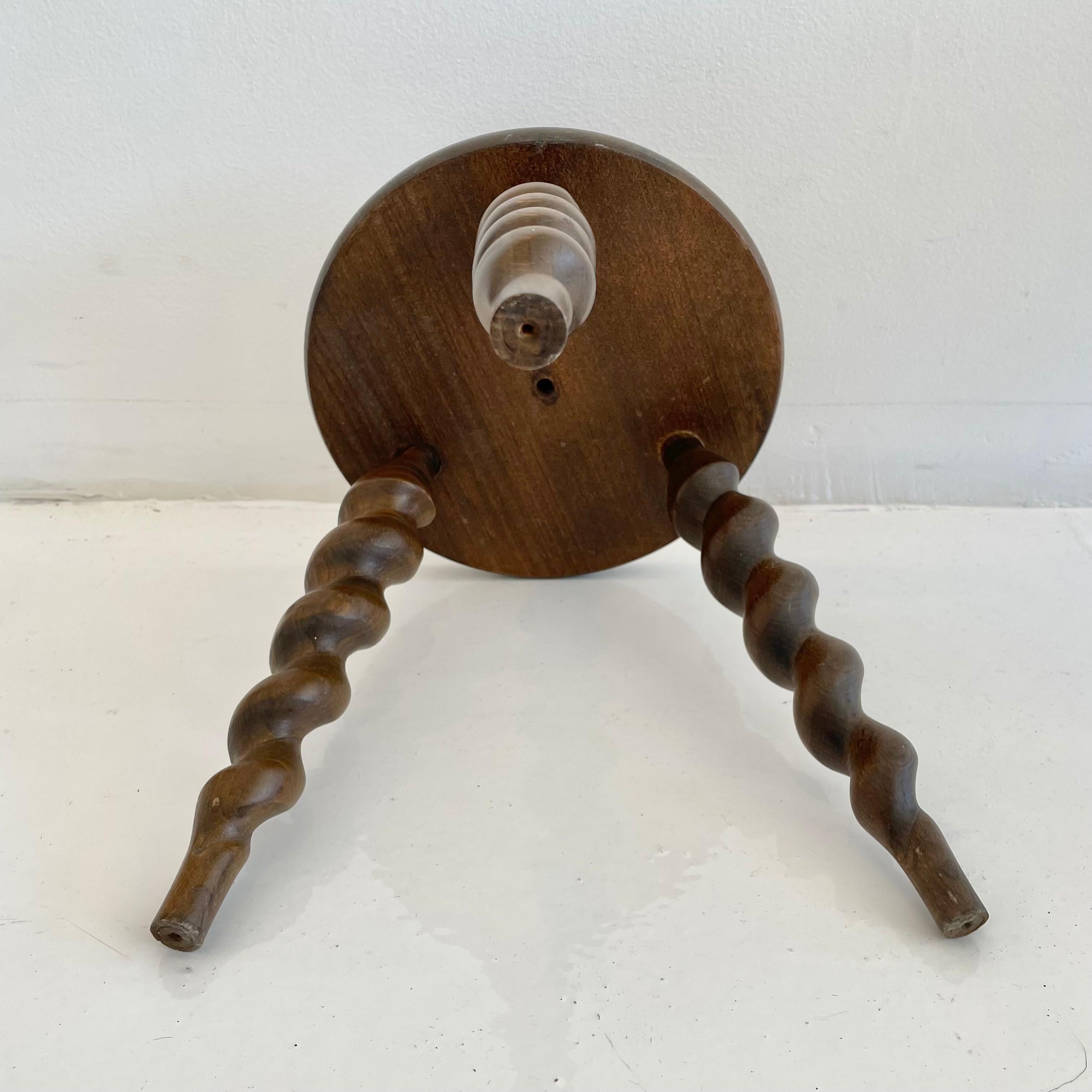 French Spiral Leg Stool 2