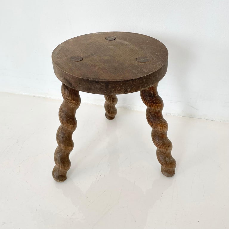 French Spiral Stool In Good Condition In Los Angeles, CA