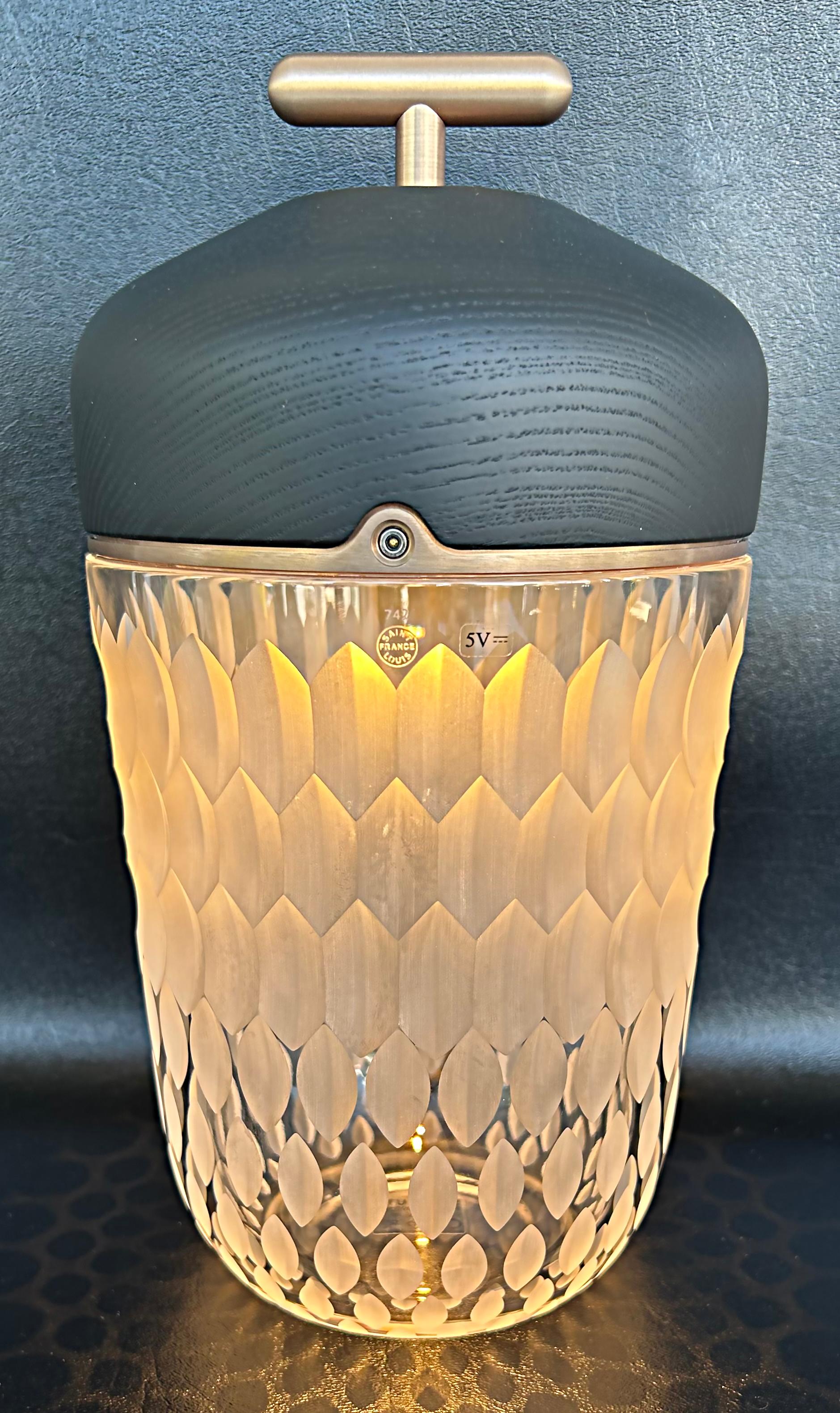 hermes crystal lamp