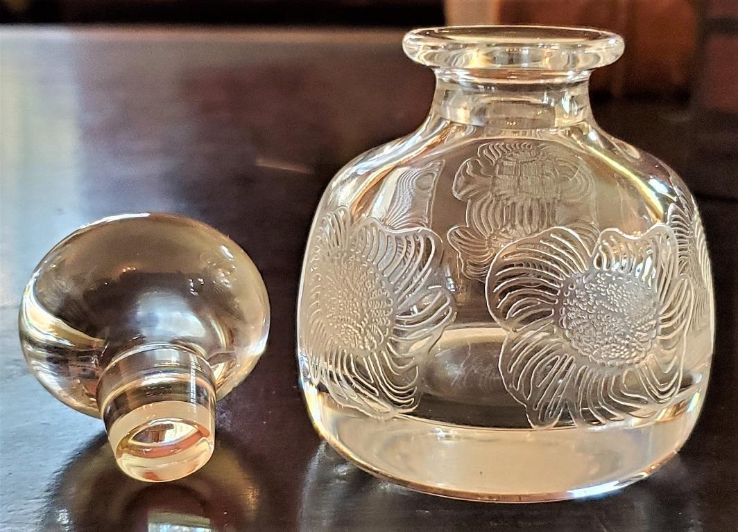 Art Nouveau French St Louis Perfume Bottle