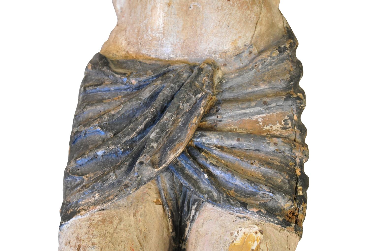 French Statue of Jesus Christ In Good Condition For Sale In Round Top, TX