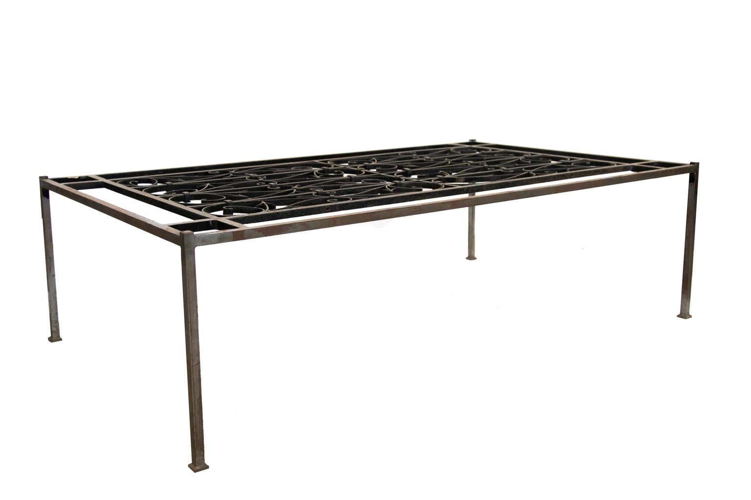 French Steel Coffee Table For Sale 2