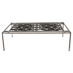 Antique French Steel Coffee Table