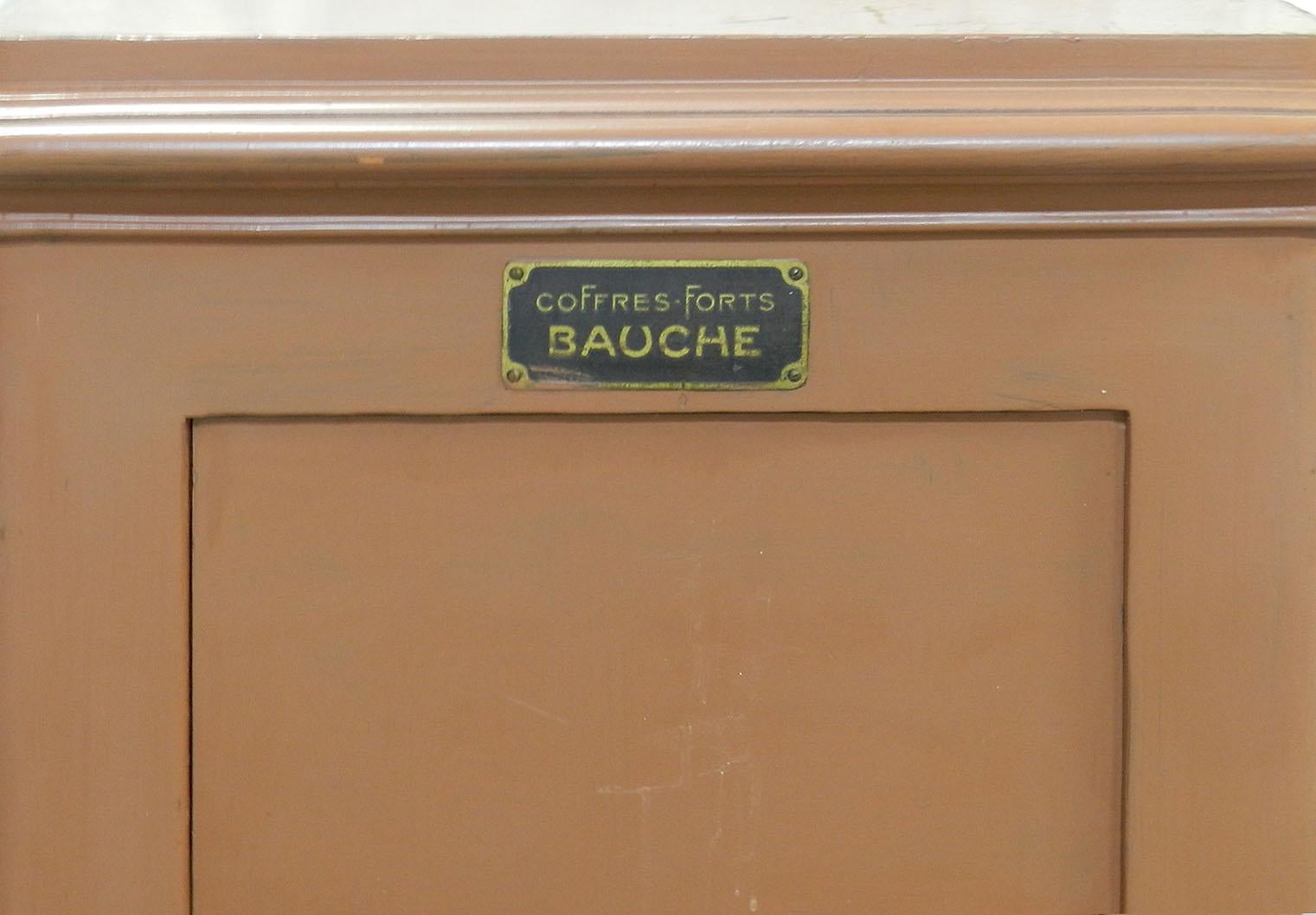 Coffre-fort français en acier de Bauche 1