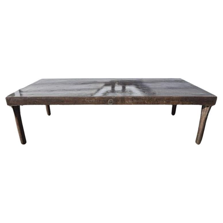 Mesa francesa de acero, años 60