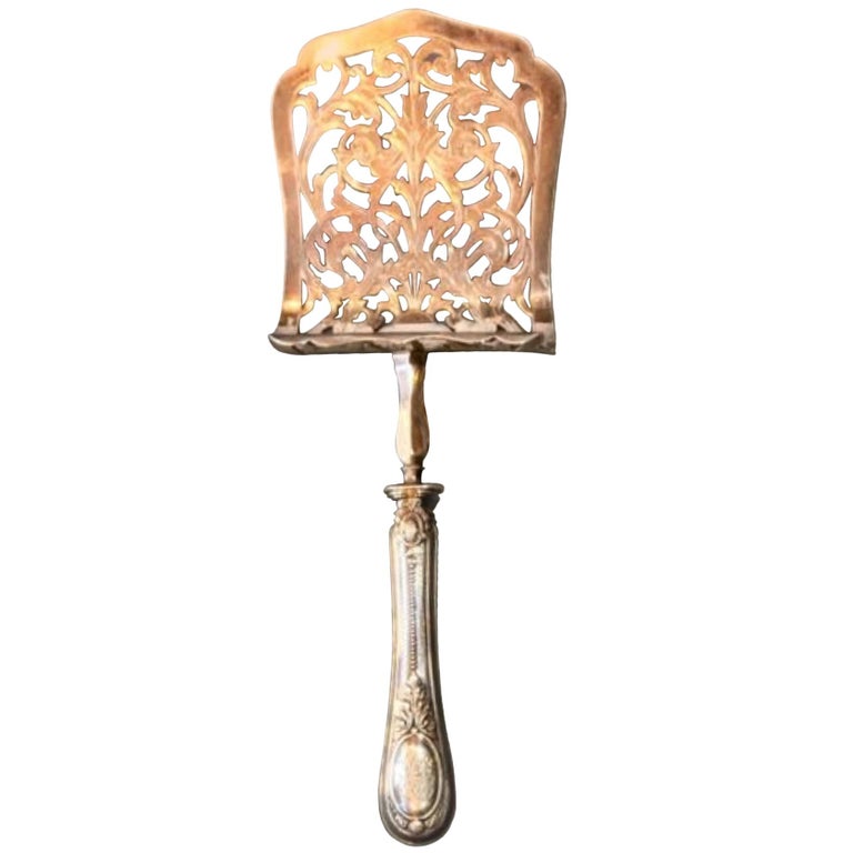 French Sterling Silver Asparagus/Pastry Server For Sale at 1stDibs
