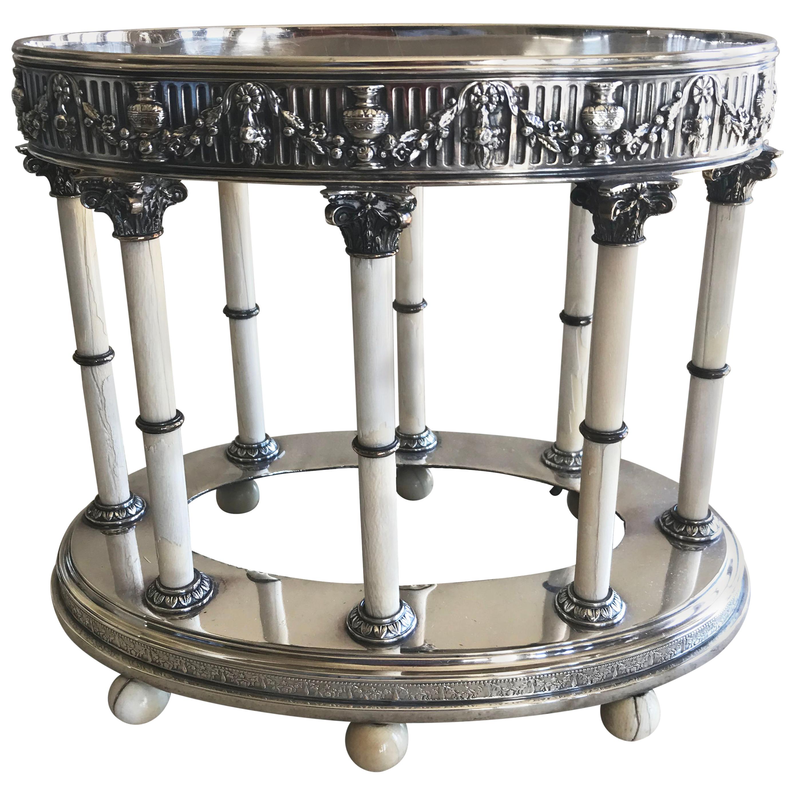 French Sterling Silver Centerpiece