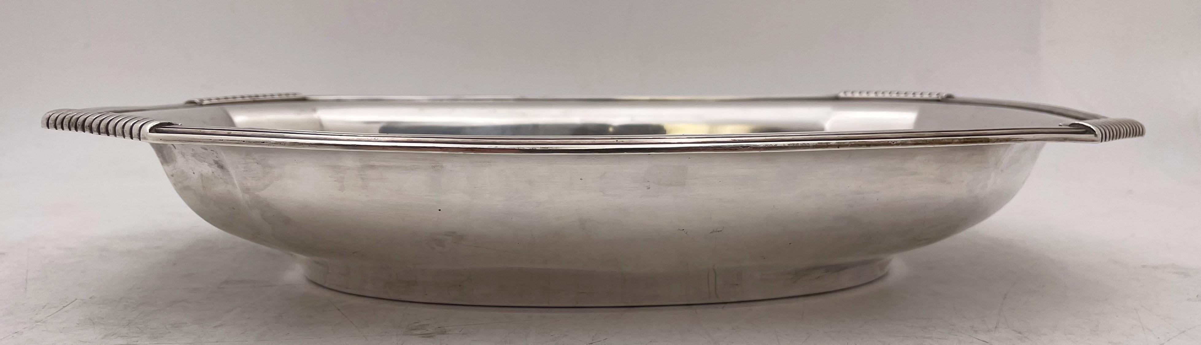 French, Sterling Silver Dish/ Bowl in Art Deco Style For Sale 2