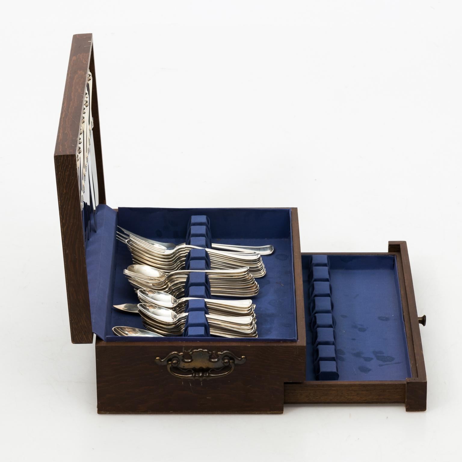 20th Century French Sterling Silver Flatware Set by Gorham, circa 1905