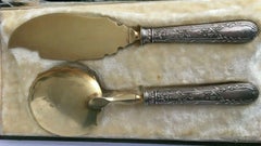 French Sterling Silver Ice Cream Dessert Servers in their Original Box